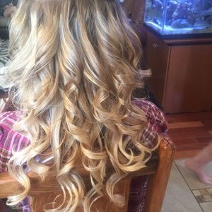 100% human hair extensions